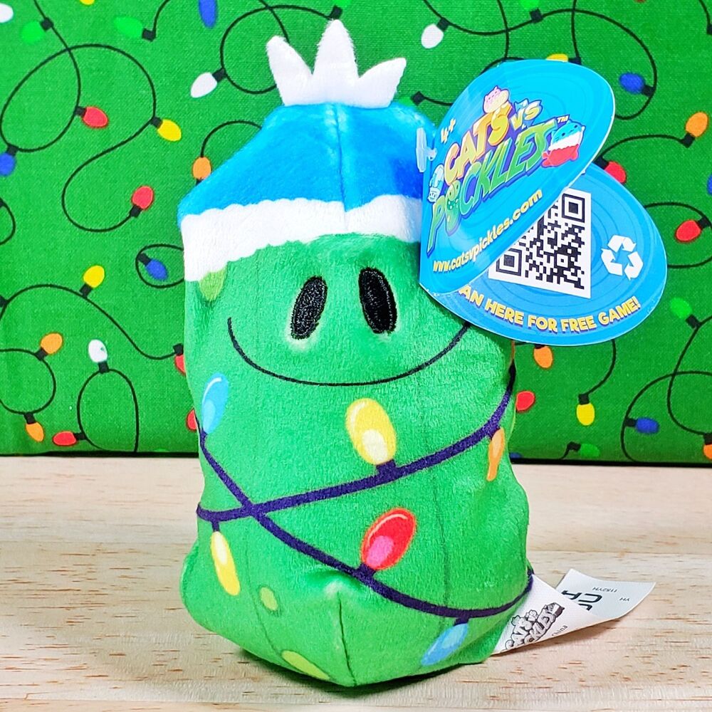 Cepia Cats Vs Pickles Douglas 4" #136 Ultrasoft Collectible Christmas Plush NWT
